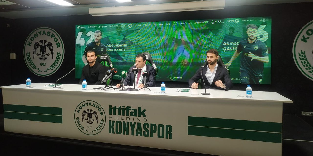 Konyaspor'da mutlu son! Abdülkerim ve Ahmet Çalık ile sözleşme imzalandı