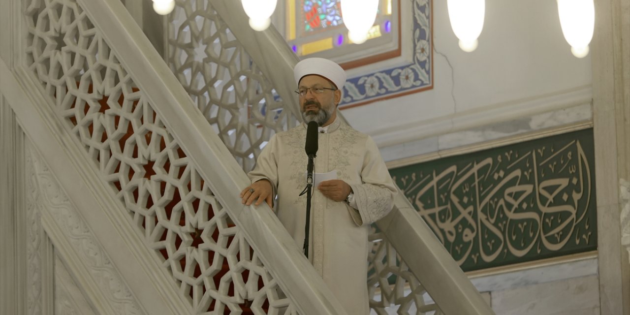 Diyanet İşleri Başkanı Erbaş 'Cuma Hutbesi'ni Konya'da irat etti