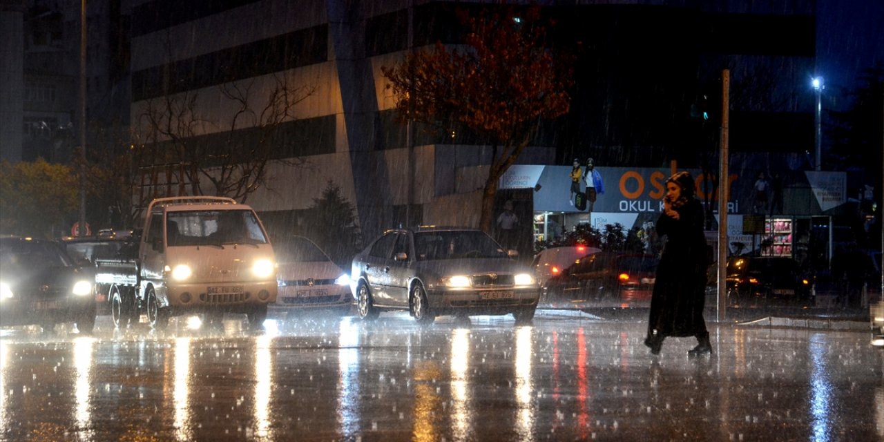 Konya'da yağmur sevinci