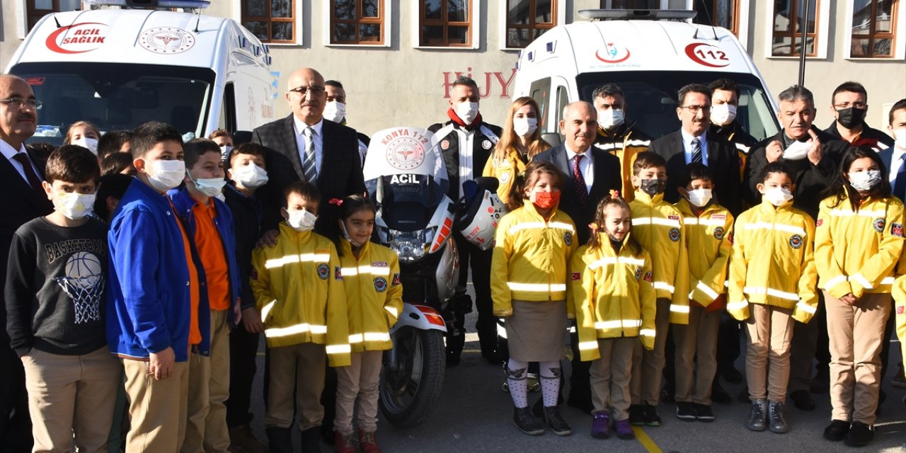 Konya'da ilkokul öğrencilerine acil sağlık hizmetleri tanıtıldı