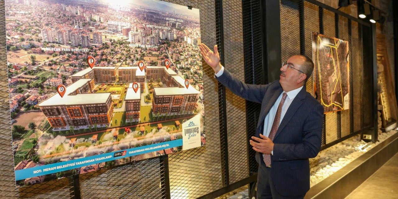 Meram Belediyesi'nin yeni toplu konut projesi nerede inşa edilecek?