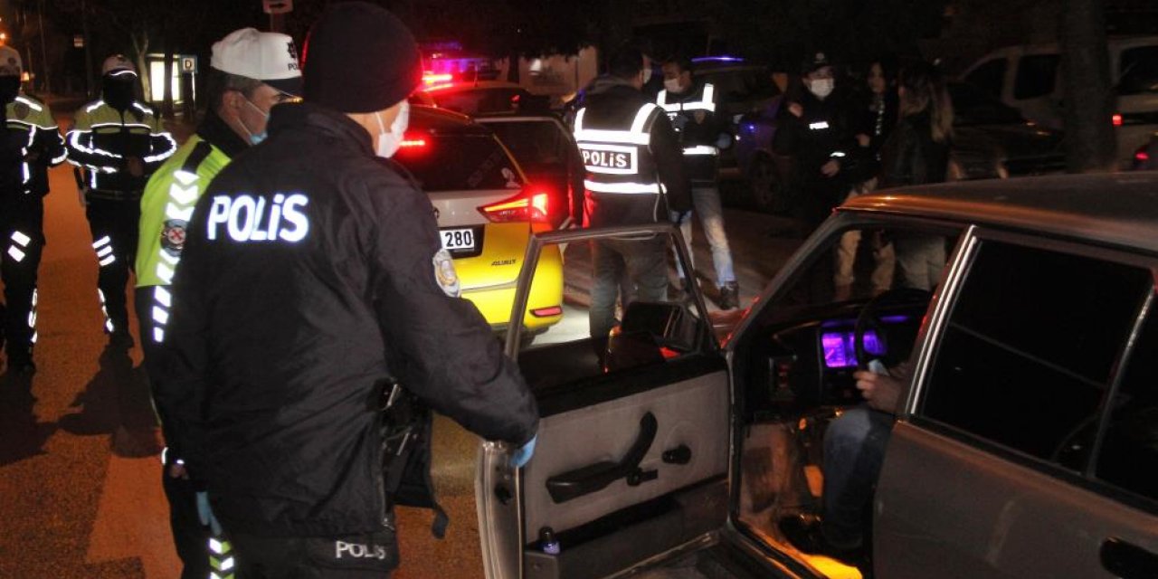 Konya polisinden şok uygulama