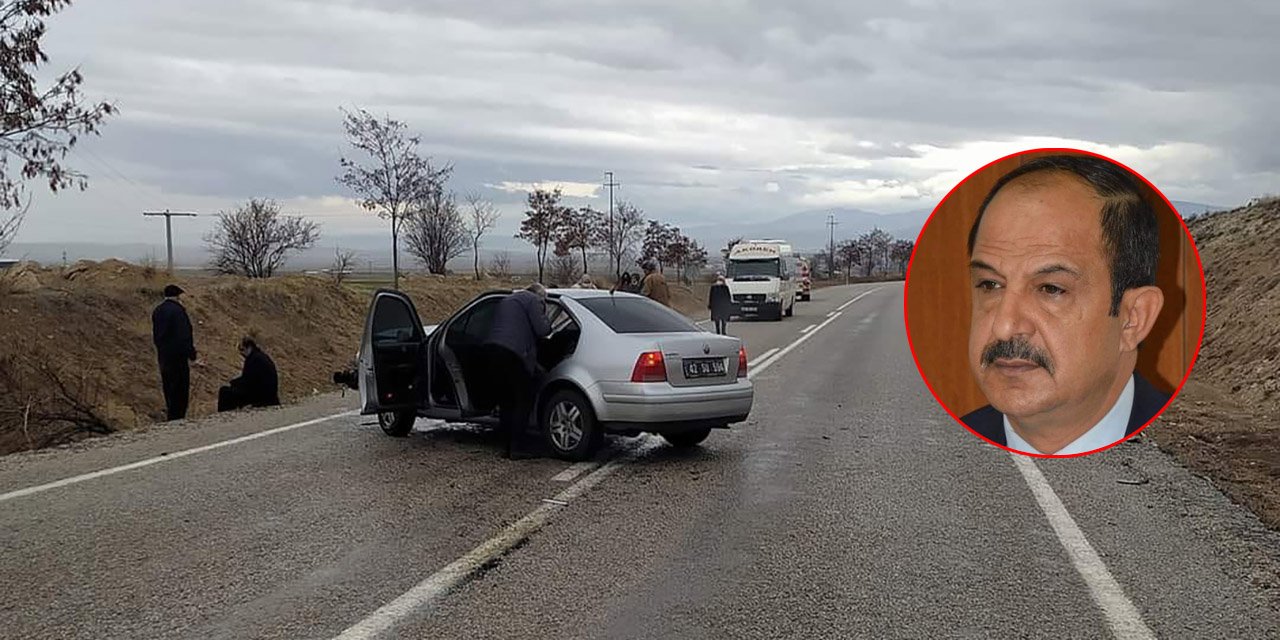 Son Dakika: Konya Akören Belediye Başkanı İsmail Arslan kazada yaralandı
