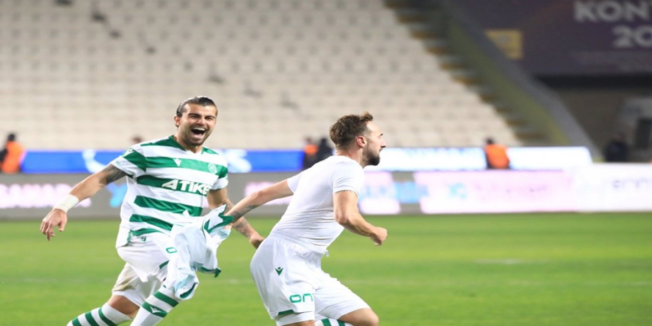 Konyaspor’da Endri Çekiçi gol orucunu bozdu