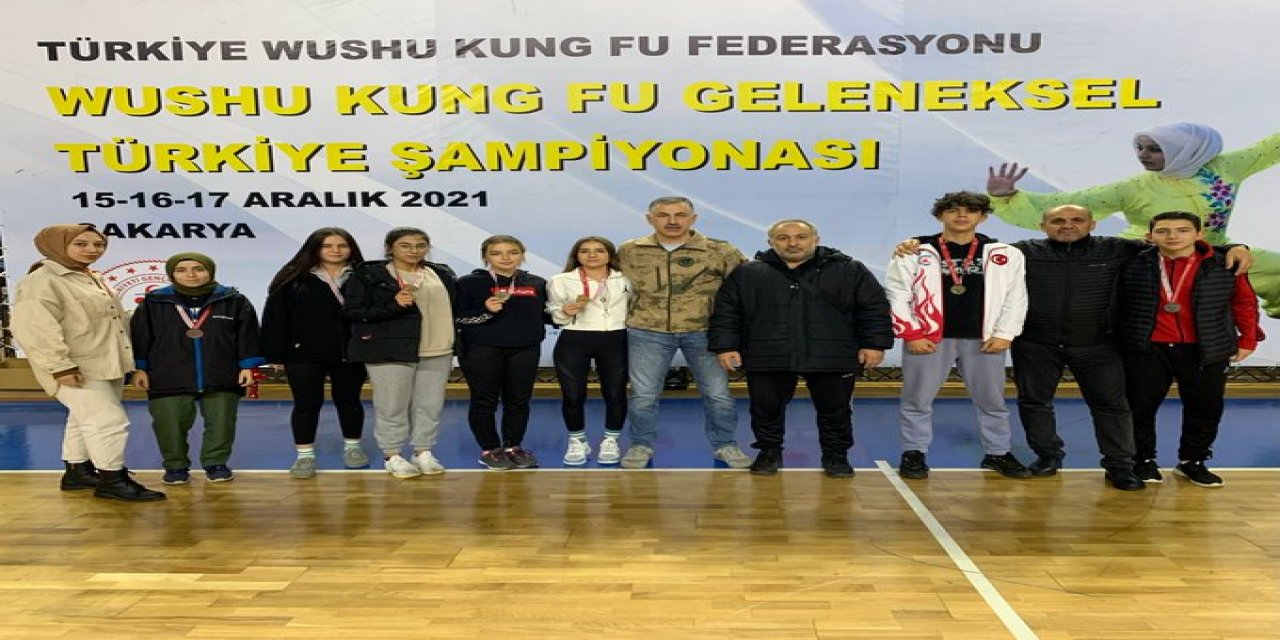Wushu Kungu Fu şampiyonasına Konya damgası