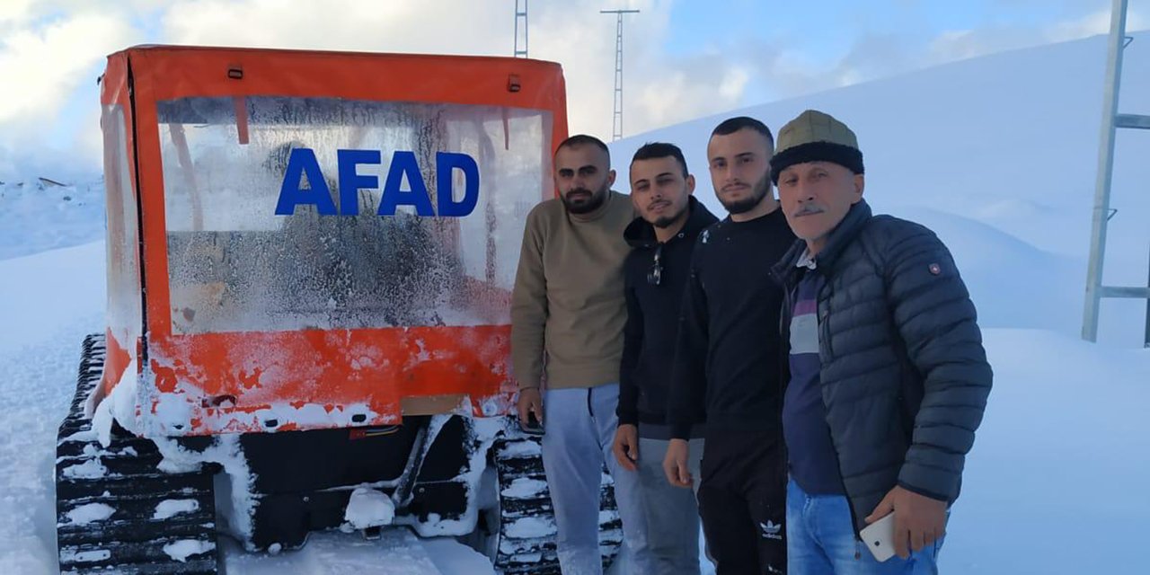 Konya’da AFAD ekipleri, yaylada mahsur kalan 3 genç için seferber oldu
