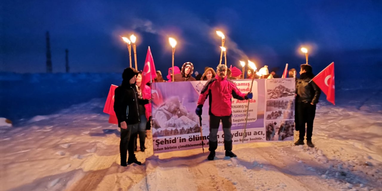 Ilgın’da lise öğrencileri Sarıkamış Şehitlerimizi böyle andı