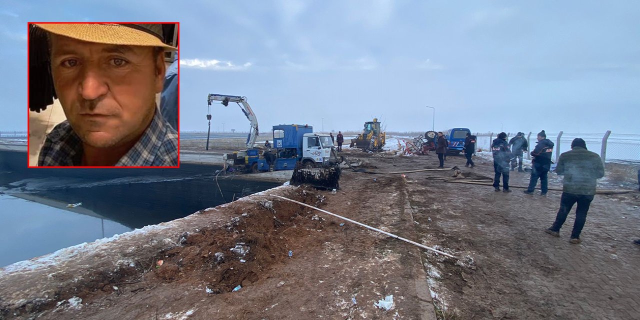 Konya’da kanalizasyon kanalında ölü bulunan çiftçi toprağa verildi