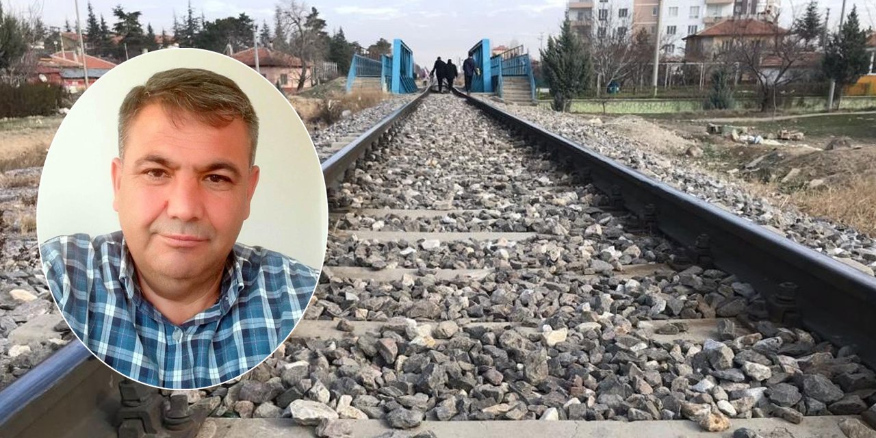 Konya'da trenin çarptığı emekli Uzman Çavuş'tan acı haber