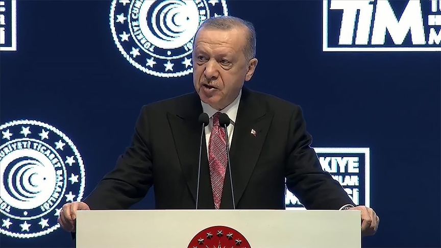 Cumhurbaşkanı Erdoğan, 2021 ihracat rakamını açıkladı