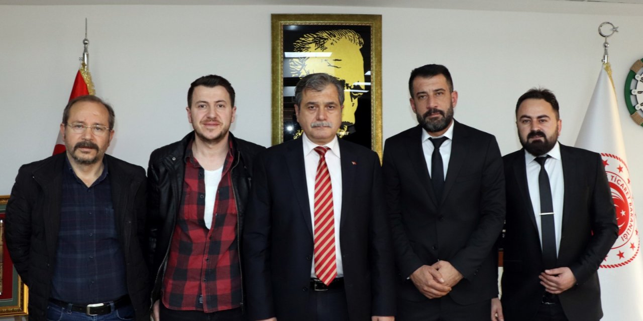 Başkan adayı Ahmet Ateş’ten Çağlayan’a ziyaret