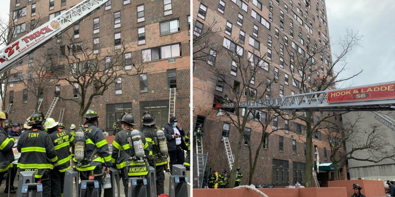 New York'ta yangın faciası! 9'u çocuk 19 kişi öldü