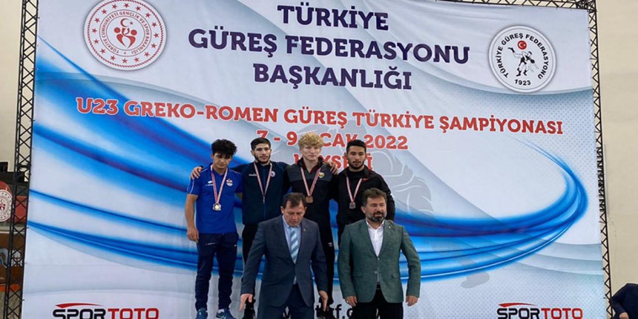 Konya Büyükşehir Belediyesporlu sporculardan 3 madalya
