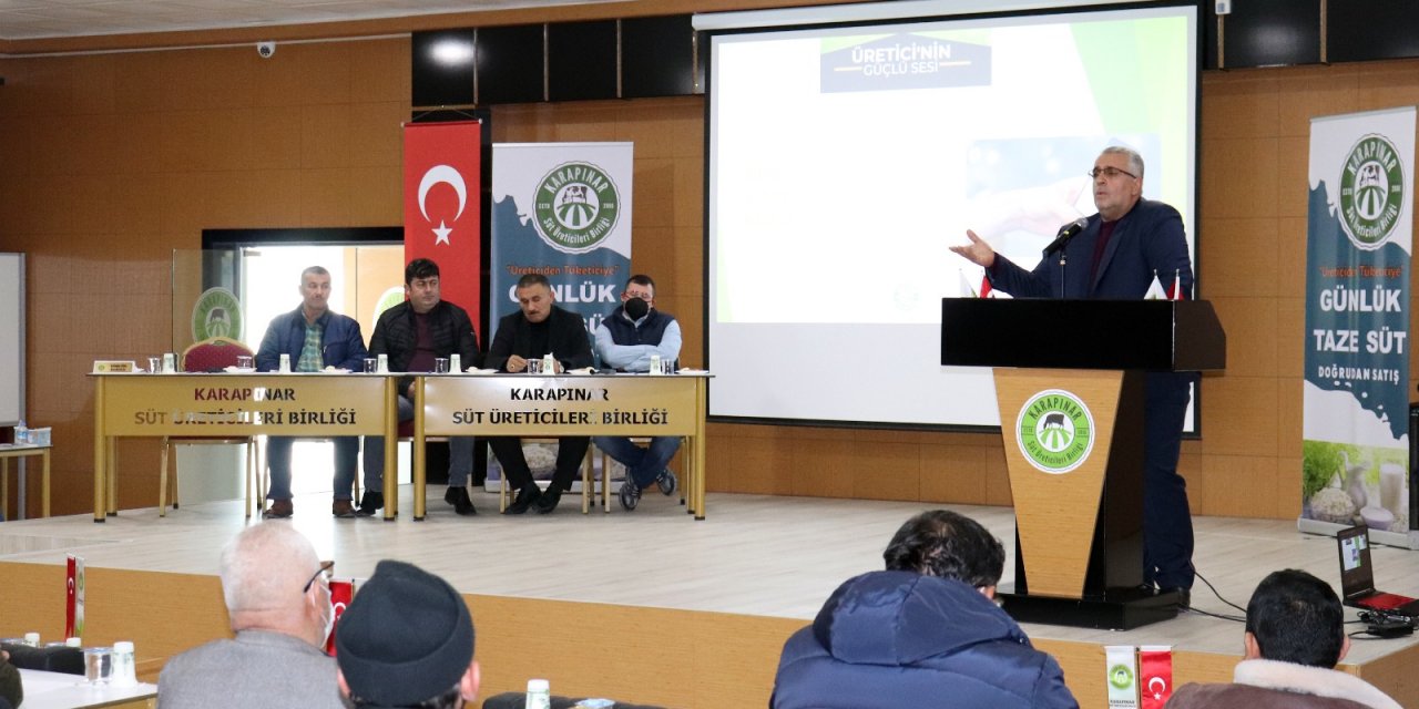 Karapınar Süt Birliği yeni yıl değerlendirme toplantısını yaptı