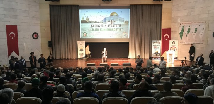 Hak-İş Genel Başkanı Mahmut Arslan: 'Kudüs de bizim davamızdır'