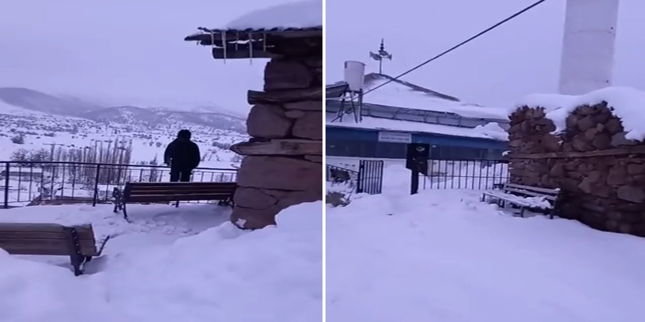 Konya’da elektrik kesilen mahallede ezanı çocuklar böyle okudu