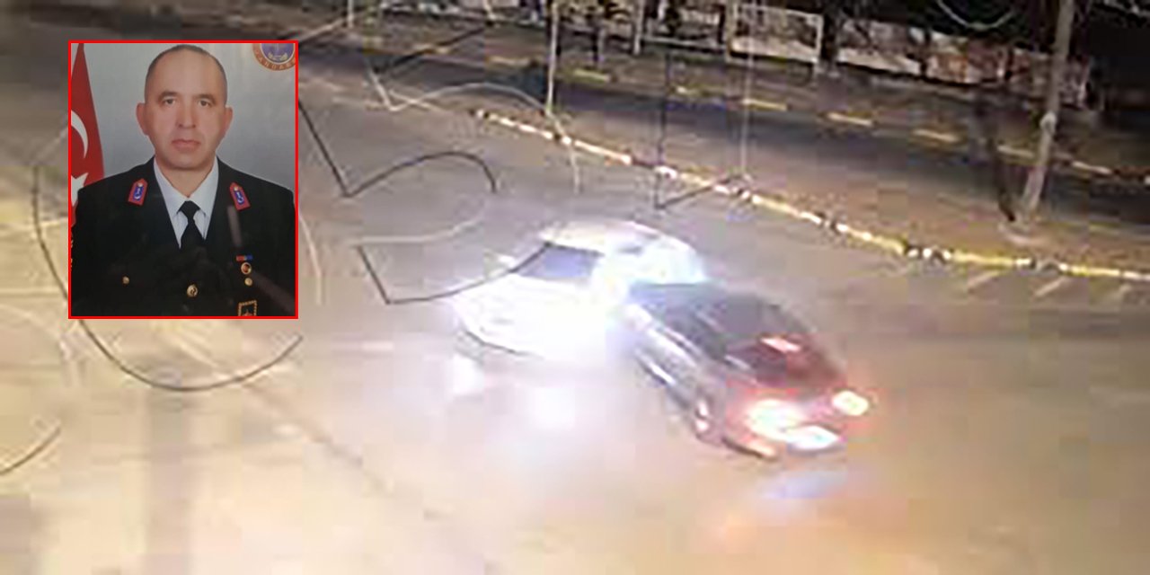 Konyalı uzman çavuşun öldüğü kaza anı kamerada