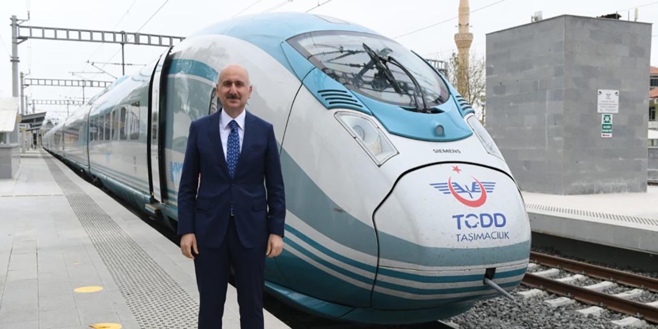 Bakan Karaismailoğlu’ndan Konya Karaman Hızlı Tren paylaşımı