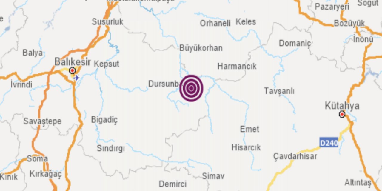 Son Dakika: Balıkesir'de 4,7 büyüklüğünde deprem