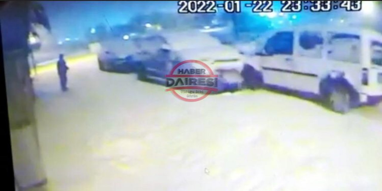 Konya’da buzlanmayla gelen kaza! Gözünün önünde çarptı