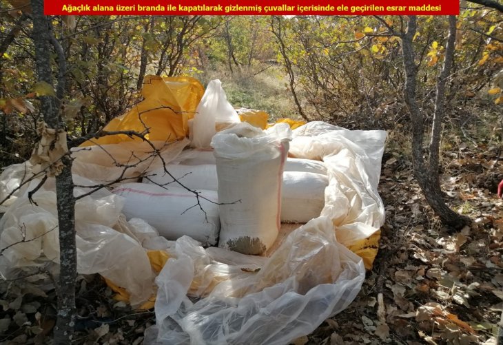 Diyarbakır'da terör örgütü PKK'ya 'uyuşturucu' darbesi