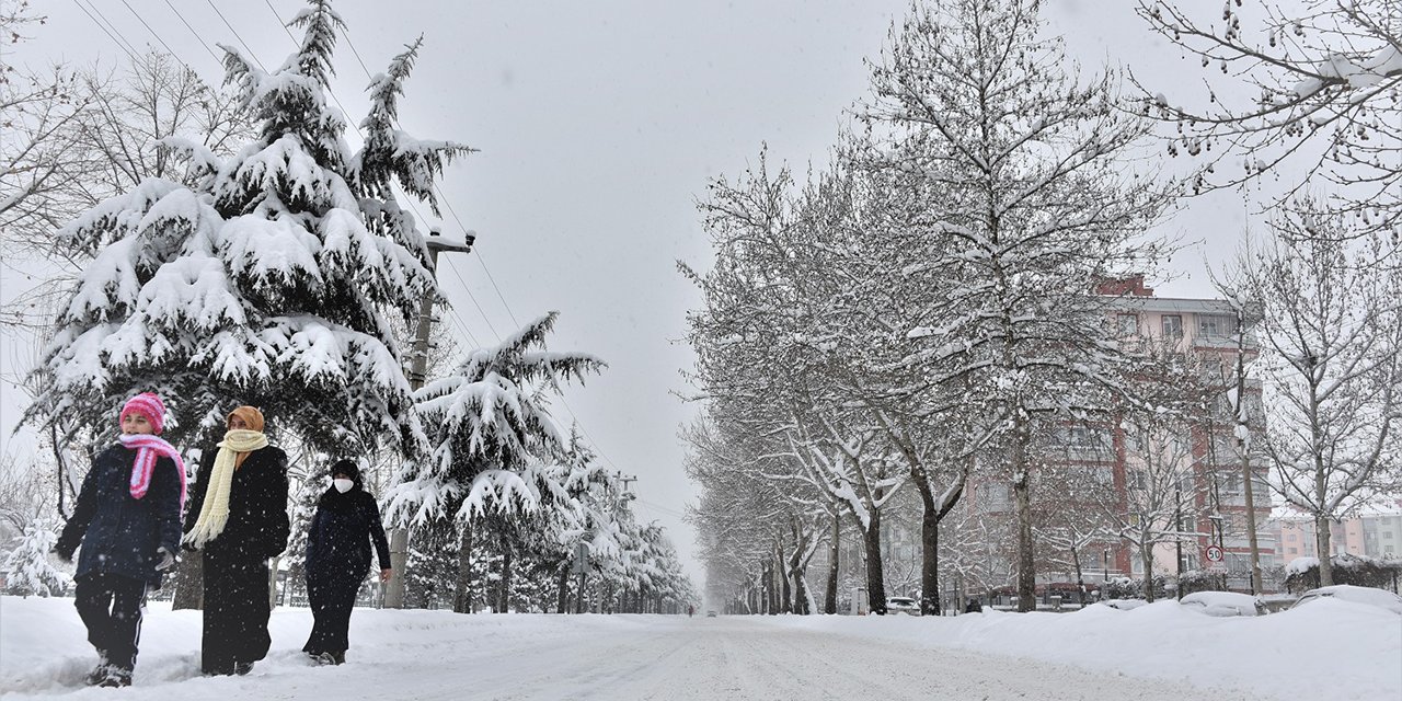 Konya'dan bakmaya doyamayacağınız kar fotoğrafları