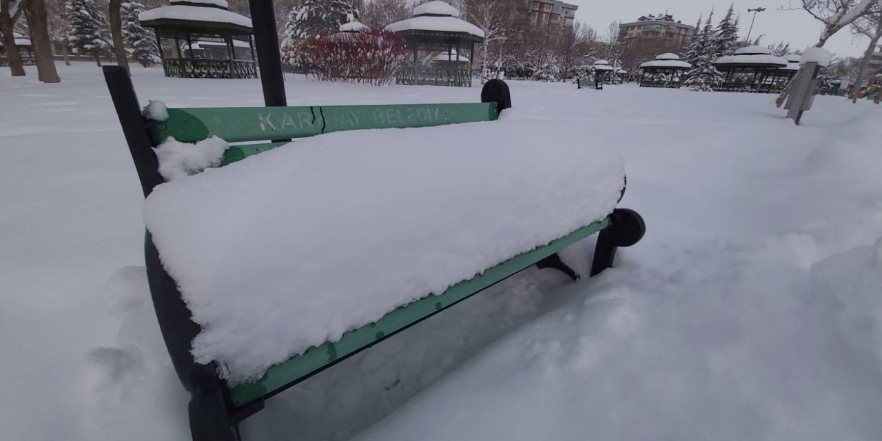Konya’da kar yerini kısa süre rüzgara bırakıyor! Tahminler güncellendi
