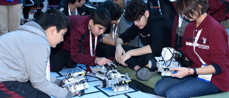 Türkiye’nin robotları Konya Bilim Merkezi’nde yarıştı