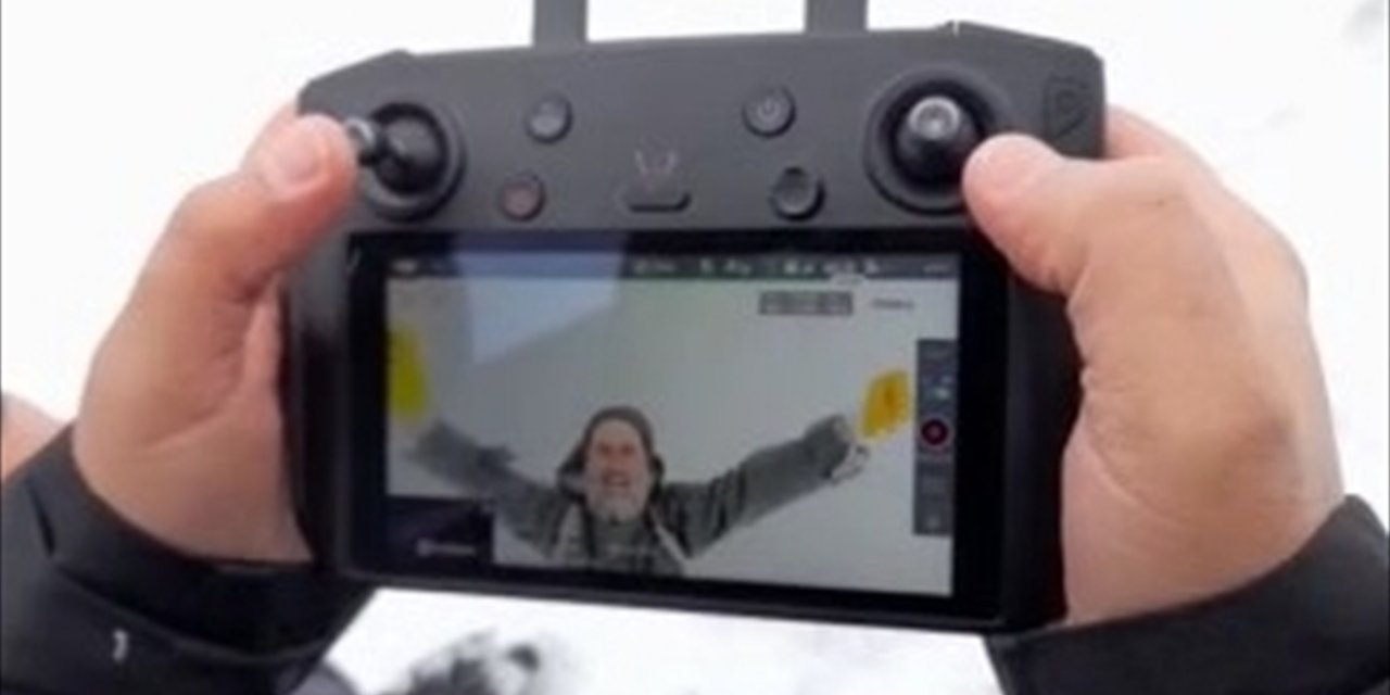 Konya'da mahsur kalan besicilere gıda ve ilaç 'drone' ile ulaştırıldı