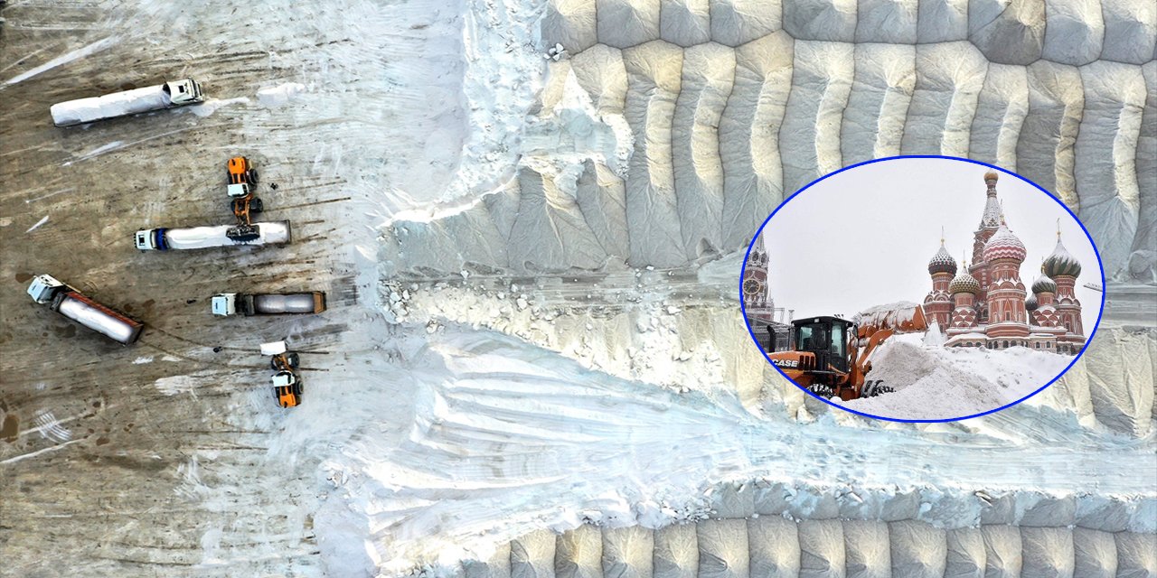 Konya’nın tuzu, Moskova sokaklarındaki buzu eritiyor