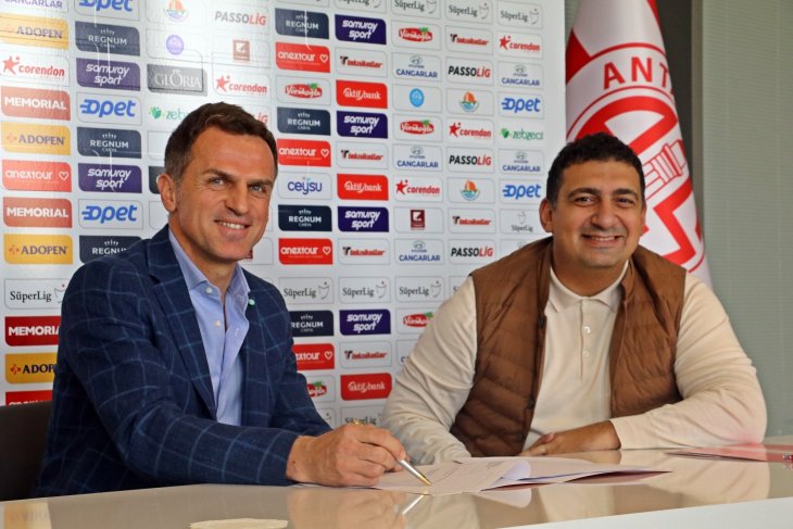 Antalyaspor'un yeni teknik direktörü belli oldu