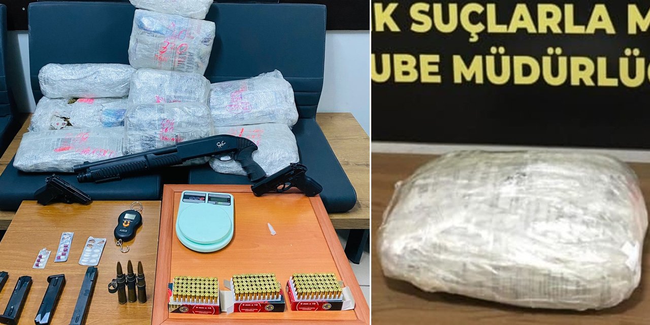 Yer Konya! Arabasında uyuşturucu, evinde uçaksavar mermisi bulundu