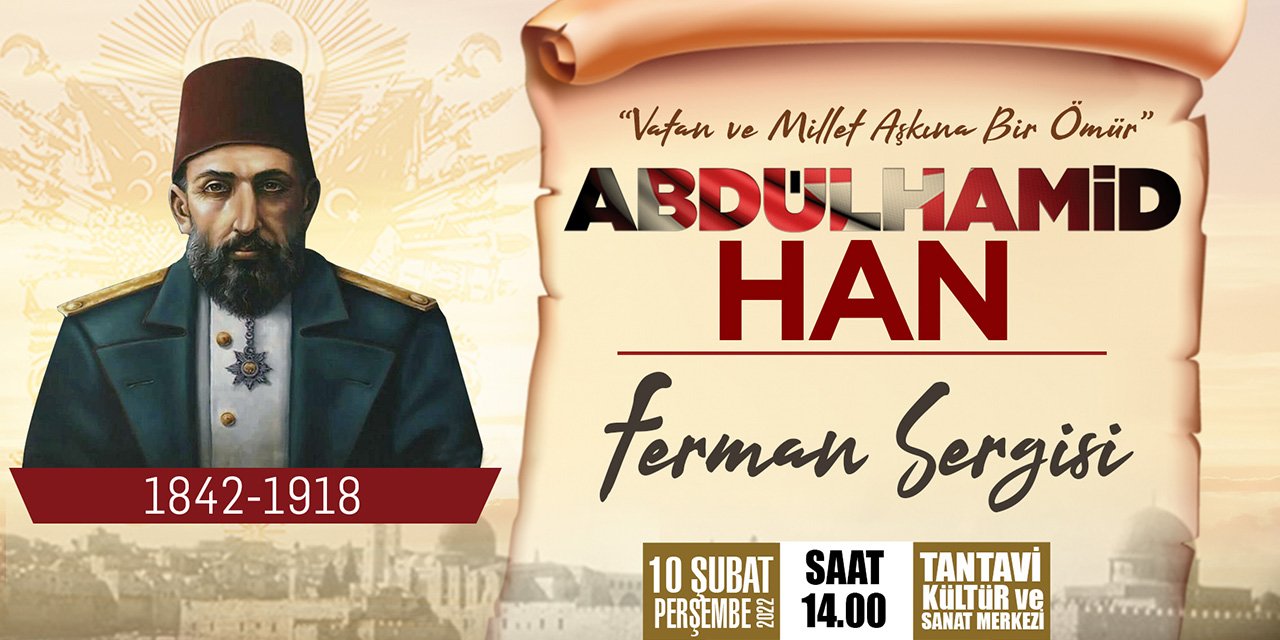 Meram Belediyesi 'Abdülhamid Han Ferman Sergisi'ni açıyor