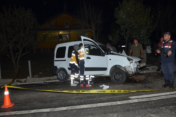 Şarampole devrilen aracın genç sürücüsü hayatını kaybetti