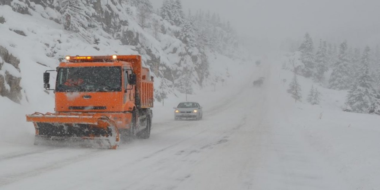 Konya’da kar kalınlığı en fazla bu ilçede ölçüldü