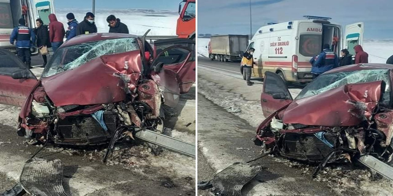 Konya’da kaza! Bu araçtan sağ çıktı