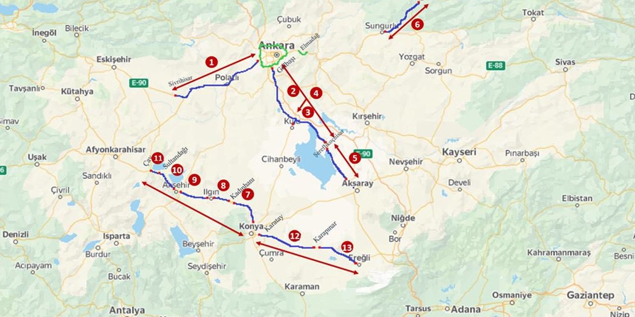 Sürücüler dikkat! Konya yollarında yeni dönem başladı