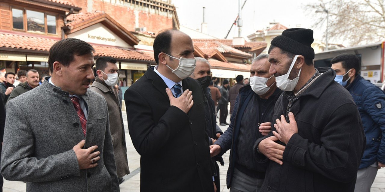 Başkanlar Aziziye Mahallesi’nde vatandaşlarla buluştu