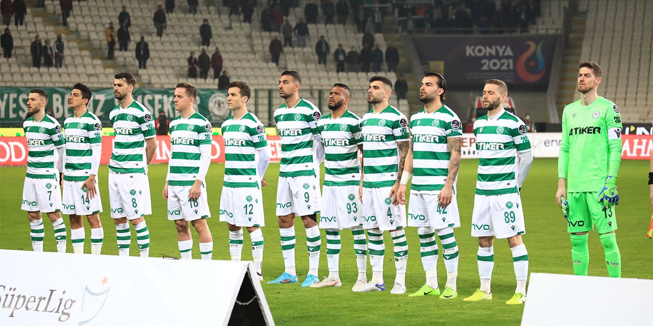 Konyaspor'un berabere kaldığı haftada puan durumu