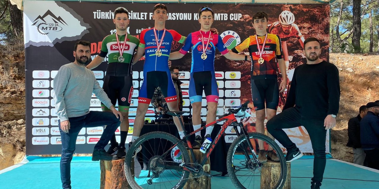 Konyalı pedallar 4 madalya kazandı