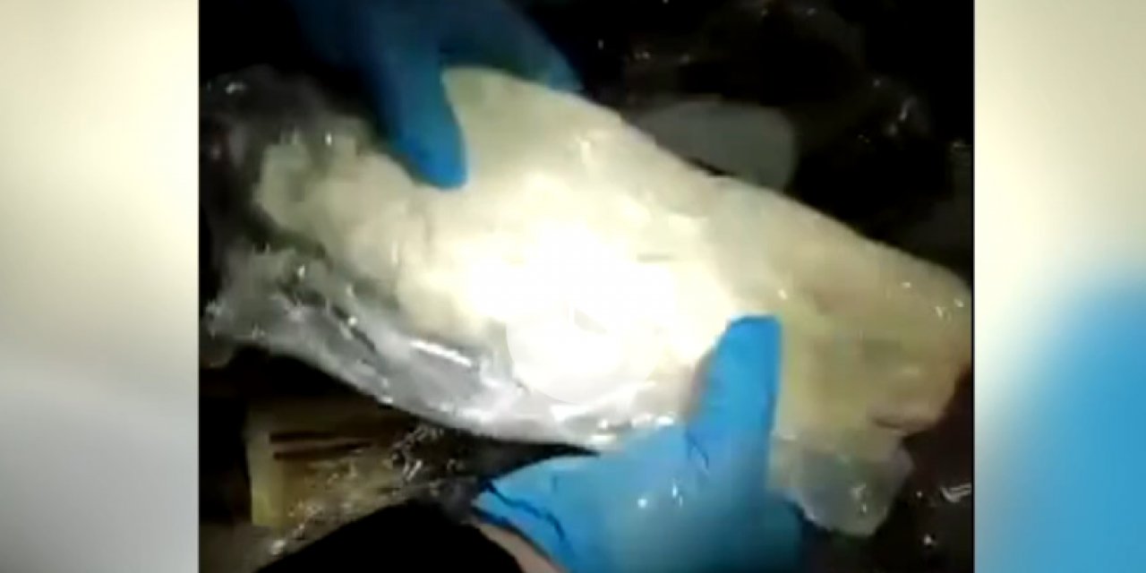 Konya polisi, su arıtma cihazında 1 kilo uyuşturucu buldu