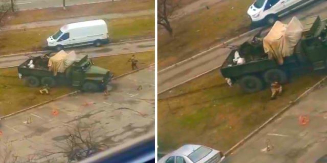 Rus askerleri pusuya böyle düştü I VİDEO
