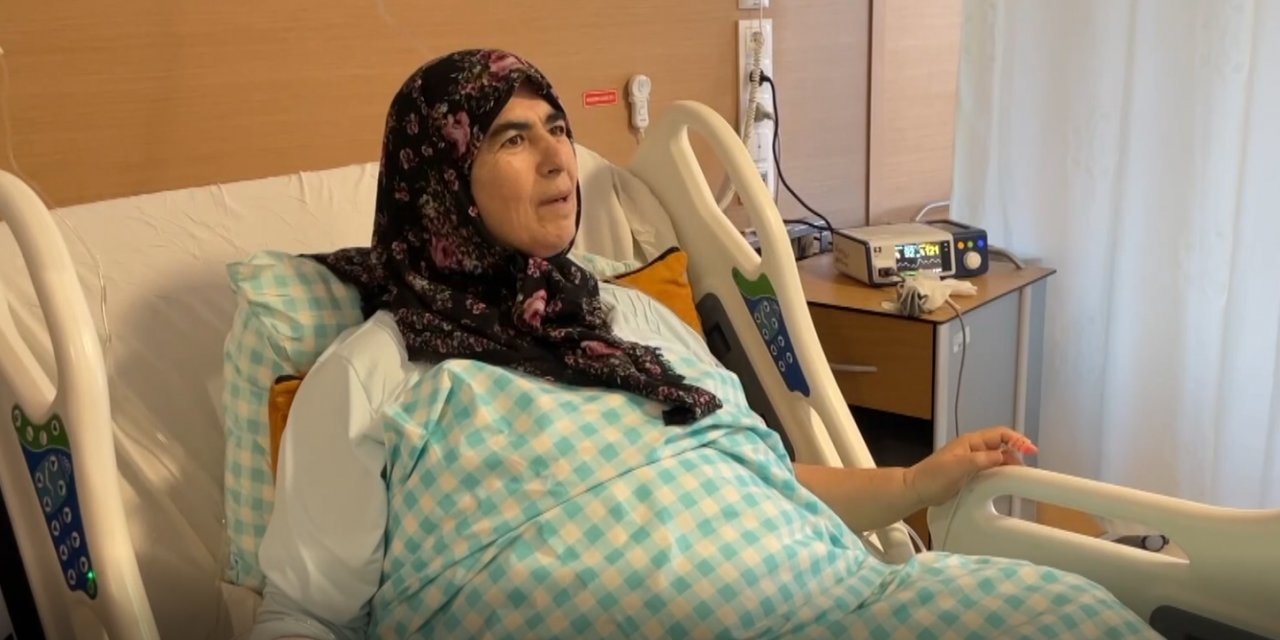 Üşüttüğünü sanıyordu, karnından 12 kilogram tümör çıktı