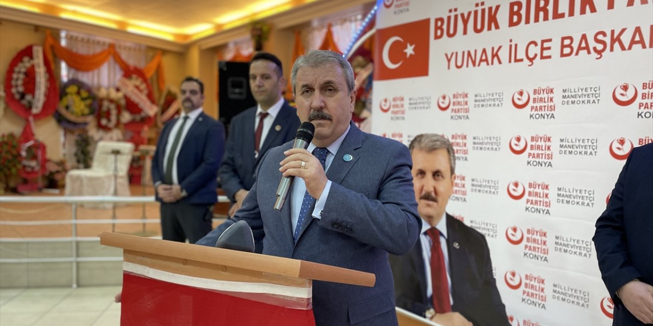 Mustafa Destici Konya'da konuştu: Bu işgal girişimini reddediyoruz
