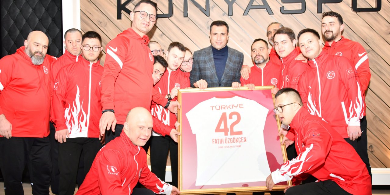 Futsal Milli Takımı’ndan Konyaspor’a ziyaret