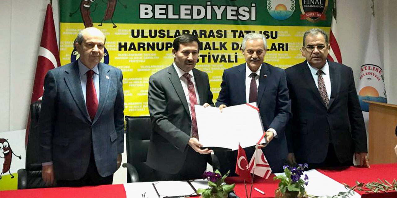 Karatay Belediyesi ile KKTC Tatlısu Belediyesi kardeş şehir oldu