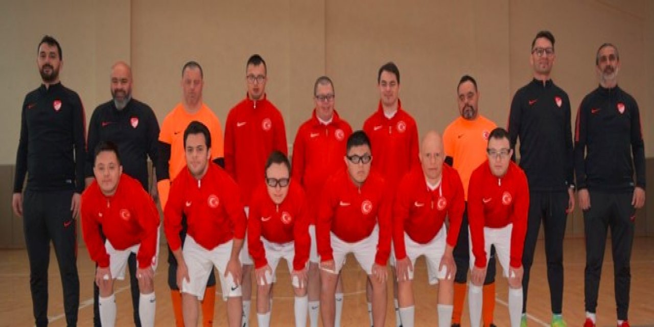 Down Sendromlular Futsal Milli Takımı, Konya’da kampa girdi