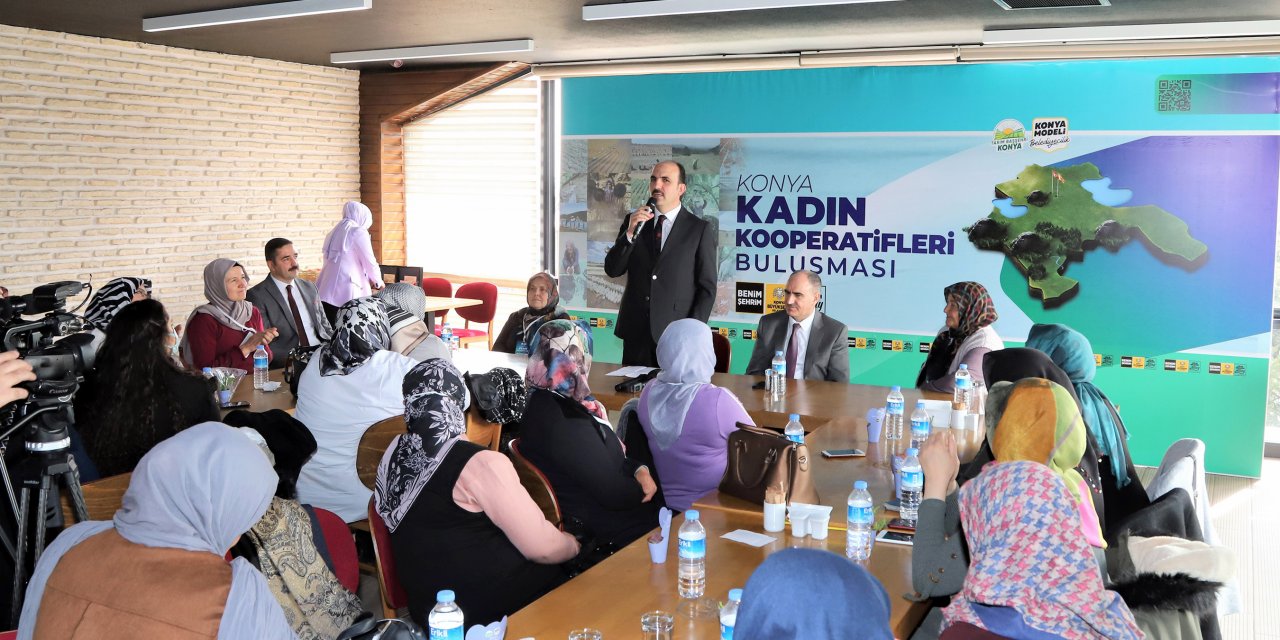 Dünya Kadınlar Günü’nde Konya Kadın Kooperatiflerinin üyeleri buluştu