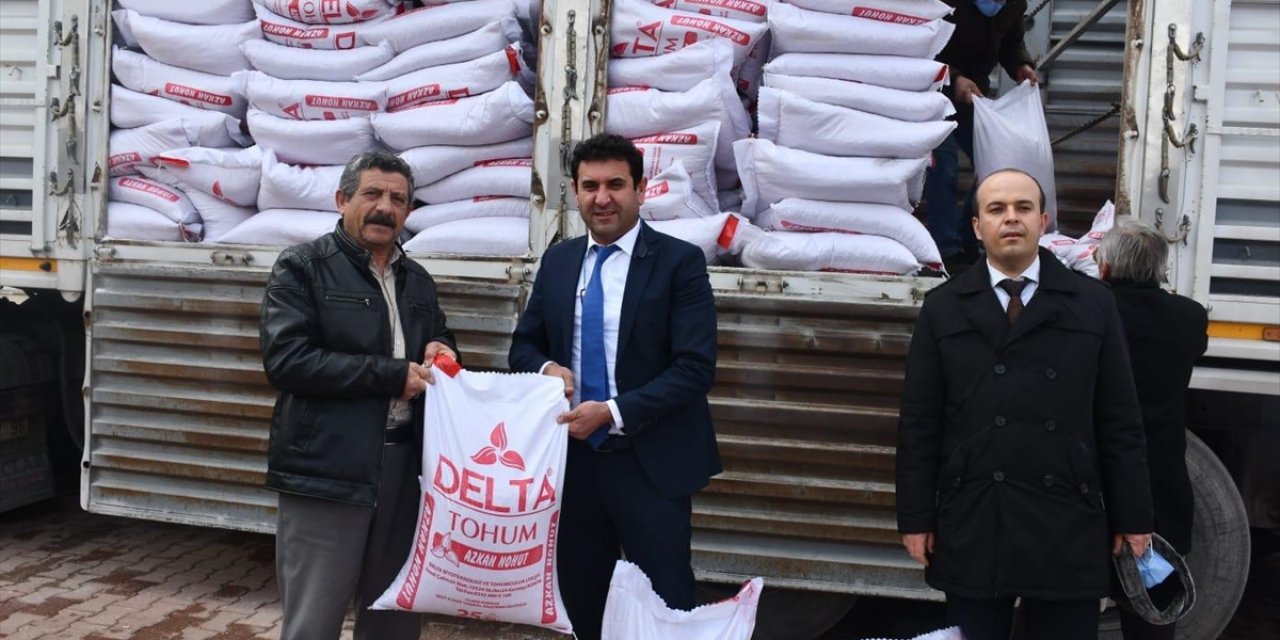 Konya'da çiftçilere tohum desteği