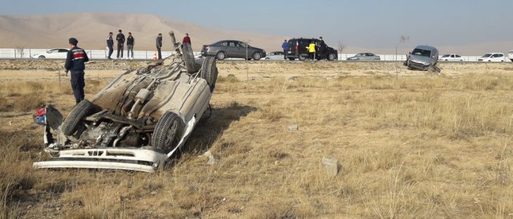 Konya’da kaza! İki otomobil çarpıştı: 1 ölü